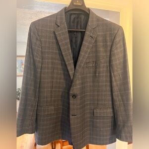 Brooks Brothers Navy Plaid Blazer